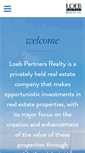 Mobile Screenshot of loebpartnersrealty.com